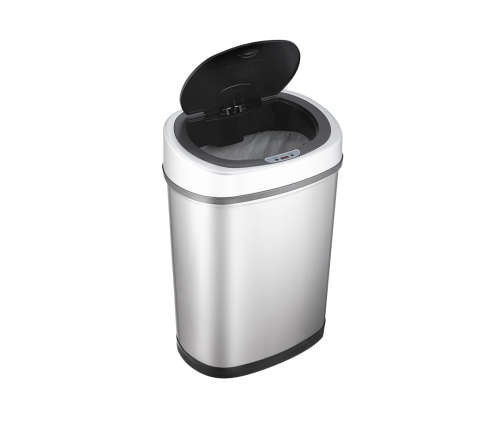 NineStars 42L Automatic Motion Sensor Touchless Stainless Steel Kitchen Dustbin