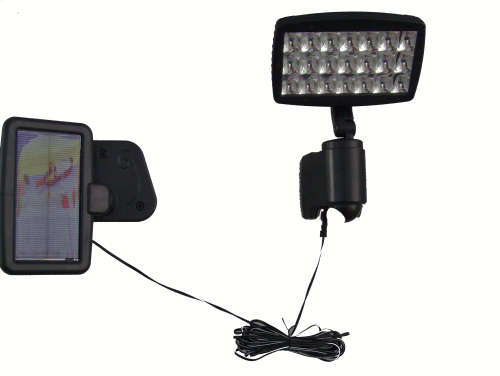 Solar LED Outdoor Wall Garden Flood Light (21 LEDS) with Day/Night Sensor