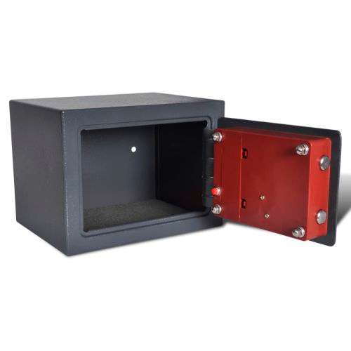 Electronic Digital Metal Safe Box with Keys - 4.5L (17 x 23 x 17cm)
