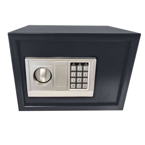 Electronic Digital Metal Safe Box with Keys - 16L (25 x 35 x 25cm)
