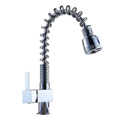 Nevenoe Stainless Steel Modern Kitchen Pull Out Swivel Basin Sink Faucet Tap Spray Mixer