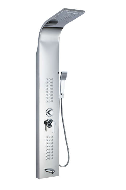 Nevenoe Rainfall Waterfall Shower Panel (5 Functions) - Silver