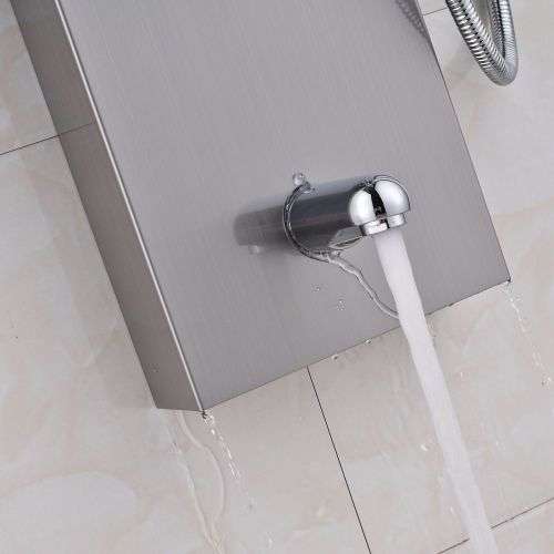 Nevenoe Rainfall Waterfall Shower Panel (5 Functions) - Silver