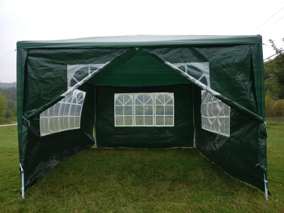 Hazlo 3 x 4m Gazebo Folding Tent Marquee with Side Walls