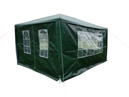 3 x 4m Gazebo Folding Tent Marquee w/ Side Walls - White [Second hand] PLEASE READ