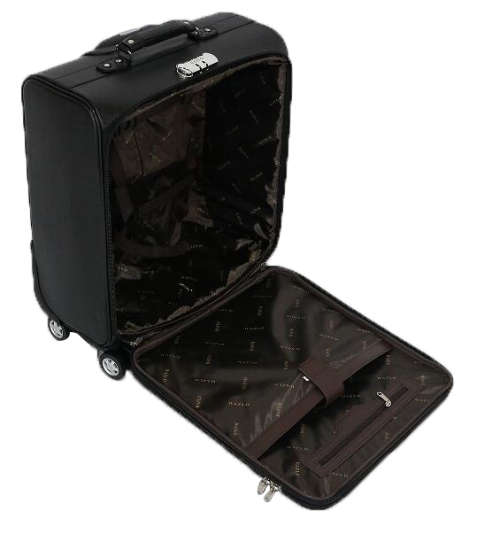 Hazlo Faux Leather Trolley Briefcase Bag