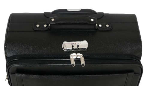 Hazlo Faux Leather Trolley Briefcase Bag