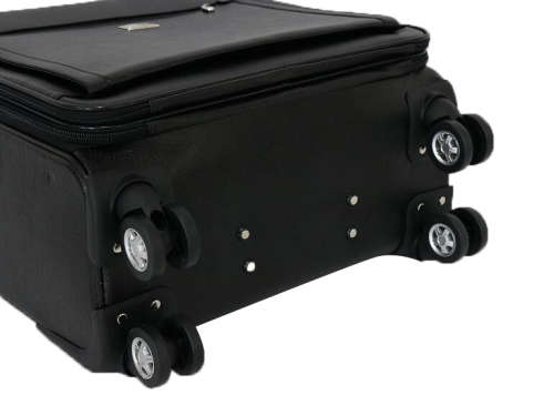 Hazlo Faux Leather Trolley Briefcase Bag