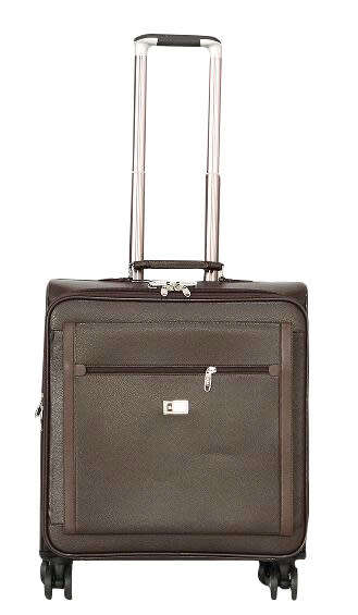 Hazlo Faux Leather Trolley Briefcase Bag
