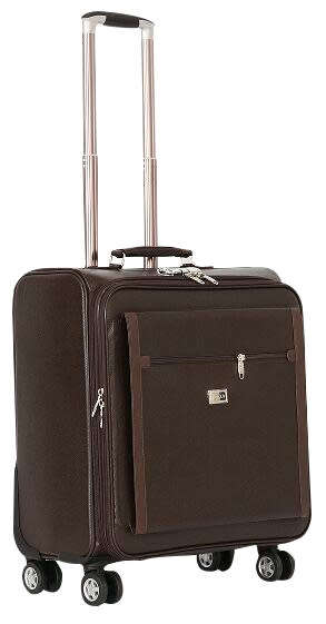 Hazlo Faux Leather Trolley Briefcase Bag