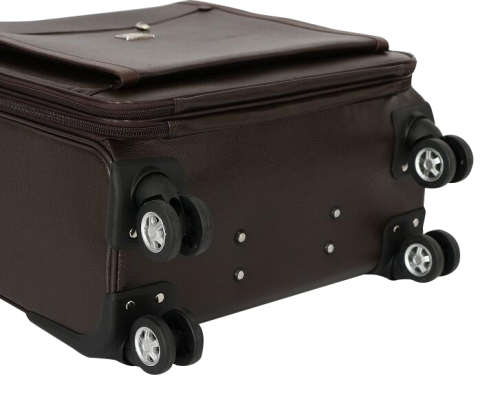 Hazlo Faux Leather Trolley Briefcase Bag