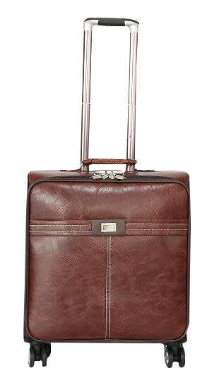 Hazlo Faux Leather Trolley Travel Cabin Laptop Briefcase Luggage Bag