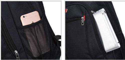 Multipurpose Backpack Bag for Travel, School, Work and Laptop - Black