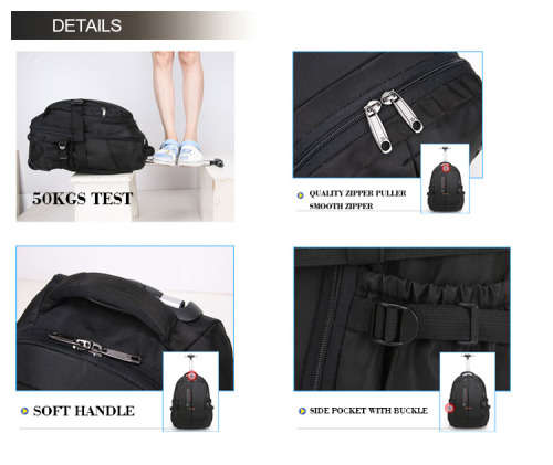 Trolley Backpack Back Suitable for 16" Laptops, Business, Travel, Cabin and Leisure  [Second Hand]