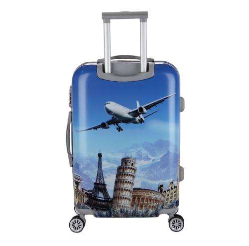 3 Piece ABS+PC Hard Luggage Trolley Bag Set (Small, Medium, Large) USA Design