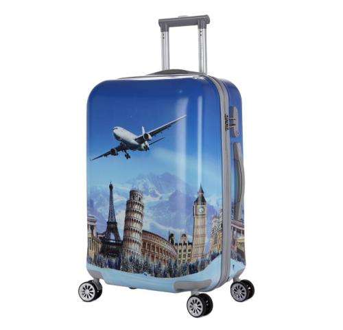 3 Piece ABS+PC Hard Luggage Trolley Bag Set (Small, Medium, Large) USA Design