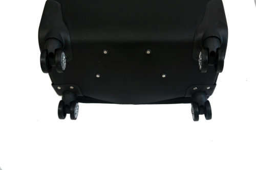 2 Piece PU Leather Trolley Luggage Bag Set - Black [Second hand] PLEASE READ