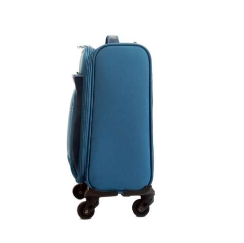 Travel Cabin Laptop Briefcase Luggage bag with Trolley and Wheels - Blue