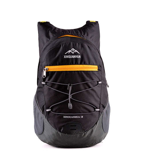 Lightweight Folding Backpack Bag - 18L with Zipper Pouch (Travel, Sport, Leisure, Outdoor)