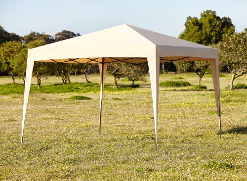 3M Instant Pop Up Gazebo Tent With Leg Cover - Beige [Second Hand]