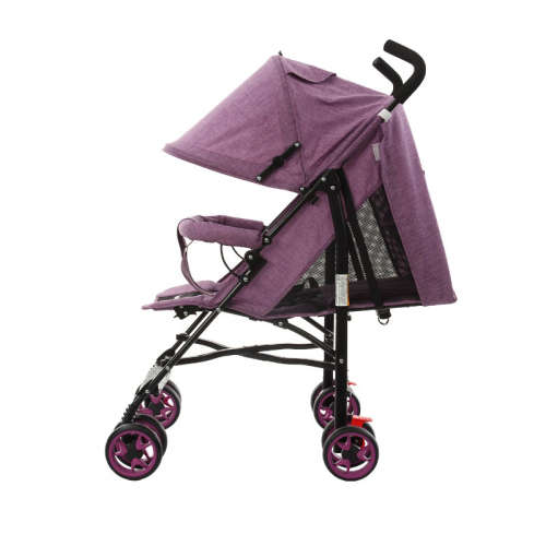 Baby Stroller Pram with Multi-position Reclining Backrest and footrest