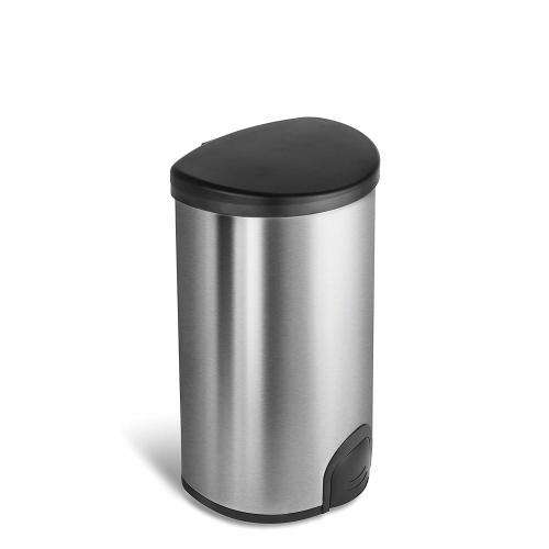 NineStars 50L Automatic Tap Sensor Stainless Steel Kitchen Dustbin