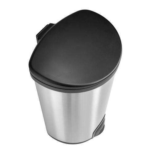 NineStars 50L Automatic Tap Sensor Stainless Steel Kitchen Dustbin