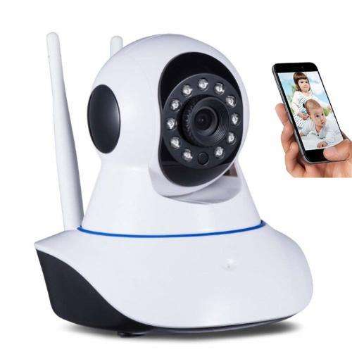 IP Wireless Security Camera with Dual Antenna, Night vision, P2P, WiFi, HD Video and Voice Intercom