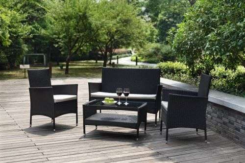 Atlantis Wicker Patio Set | 4 Piece