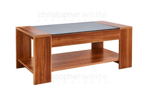Wooden Coffee Table (Light Walnut) [ Second hand ]