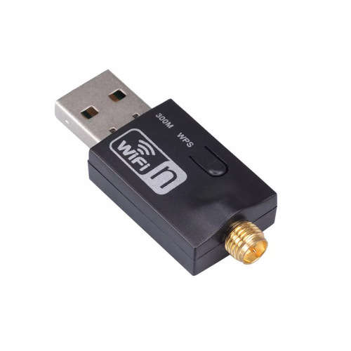 Nevenoe USB Wireless Wifi Adapter Receiver With 5dbi Antenna And WPS - 300Mbps