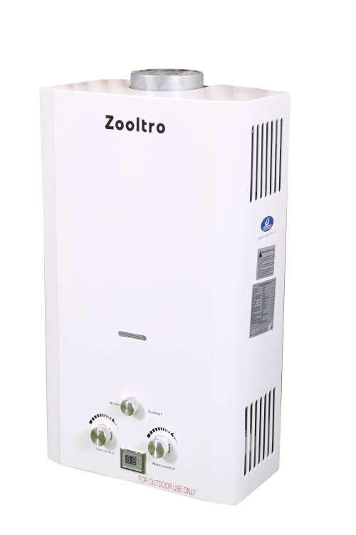 Zooltro Instantaneous Gas Water Heater With LED Display - 6L