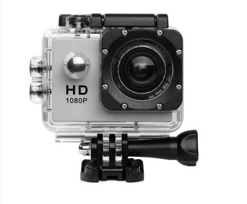 Waterproof Action Camera Camcorder - Full HD 1080P, Wide Area Lens [Second hand]