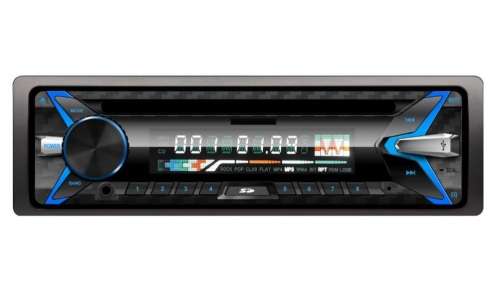 Car FM Radio with CD Player, Bluetooth, Aux, USB, SD Card Slot and Remote Control