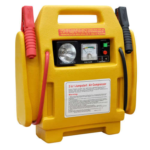 2 in 1 Emergency Car Jump Starter With Tire Air Compressor (Second Hand) PLEASE READ