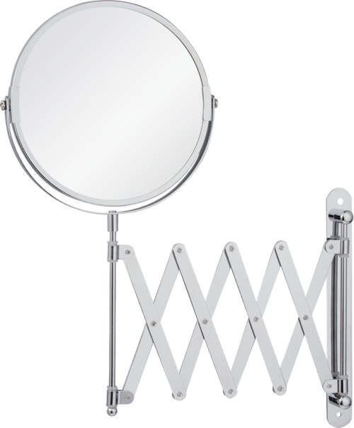 Flexible Extendable Shower Mirror - 17cm Round
