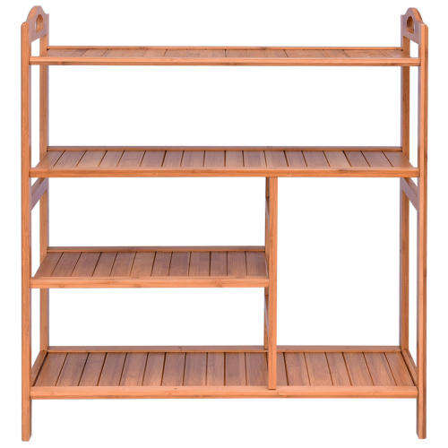 4-Tier Bamboo Shoe Rack Shelve