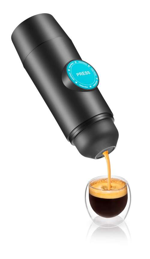 Kusie Portable Espresso Coffee Maker with Built in Battery - Ground / Nespresso Capsule Second Hand