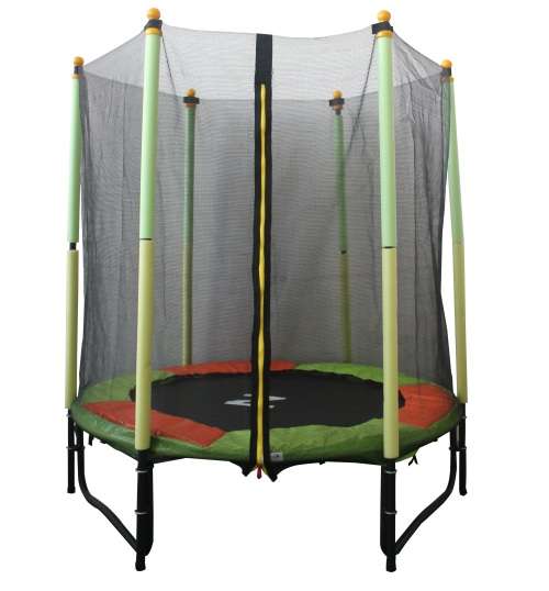 Kids Trampoline with Safety Net Enclosure Cover - 139cm / 4.5ft (Second hand)