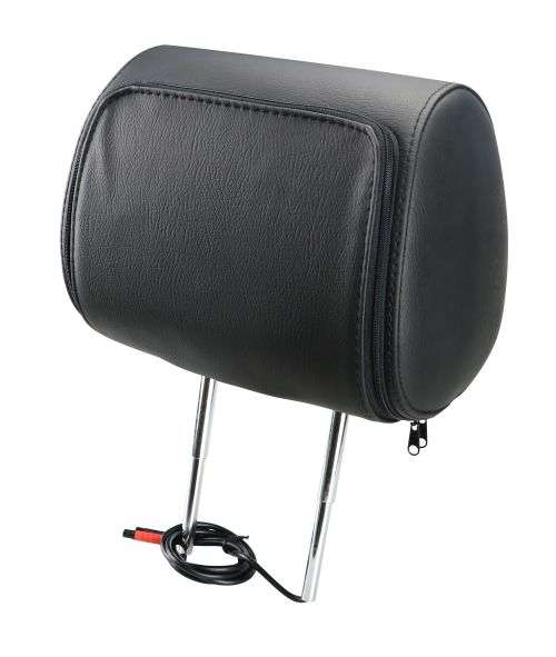 Set of 2 Car DVD Headrest - 7" Screen, USB, Game, Video, MP4, DVD - Black [Second hand]