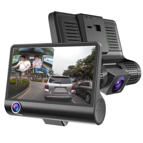 HD Car Dash Camera with 3 Way Camera - Front and rear camera with Reverse Backup Camera [Second hand