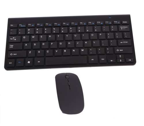 Mini Slim Wireless Keyboard & Mouse Combo for Computers, Laptops, Tablets [ USED ]