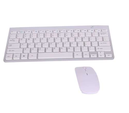 Mini Slim Wireless Keyboard & Mouse Combo for Computers, Laptops, Tablets [ USED ]