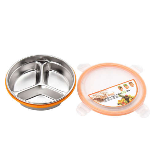 Stainless Steel Lunch Box with 3 Compartments - Small SECONDHAND