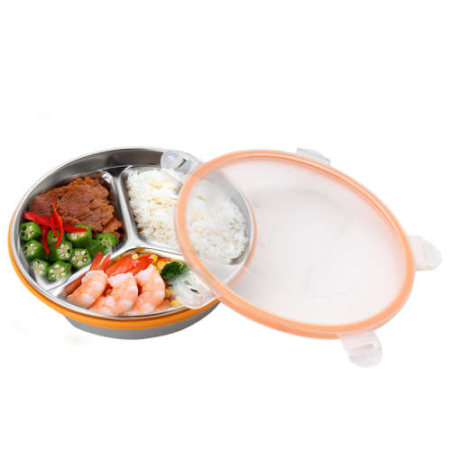 Stainless Steel Lunch Box with 3 Compartments - Small SECONDHAND