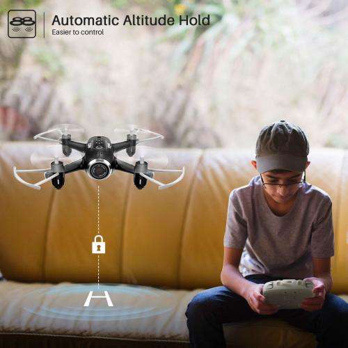 Syma X22W Smart Drone Quadcopter with HD Camera, WiFI FPV Real-time Live Viewing (Second hand) Black