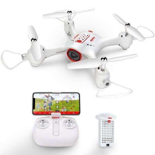 Syma X23W Smart Drone Quadcopter with HD Camera, WiFI FPV Real-time Live Viewing