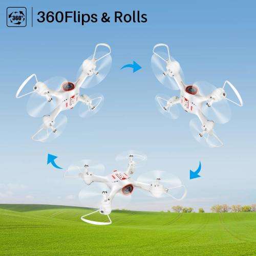 Syma X23W Smart Drone Quadcopter with HD Camera, WiFI FPV Real-time Live Viewing