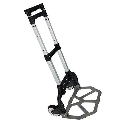 Compact Adjustable Folding Hand Trolley - Hold up to 80kg