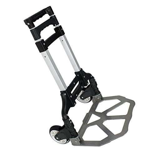 Compact Adjustable Folding Hand Trolley - Hold up to 80kg